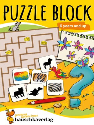 cover image of Puzzle block 6 years and up